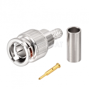 Superbat Mini BNC 75 Ohm Plug Male Straight RF Connector for RG179 Coaxial Cable