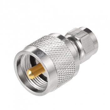 Type F Male to PL-259 / UHF Male Coaxial Adapter Connector for amateur radio TV Antenna Wireless LAN Devices