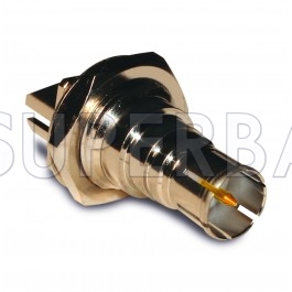 Superbat BNC End Launch Push-On Plug for 0.062 inch PCB 75 Ohm Bulkhead Connector