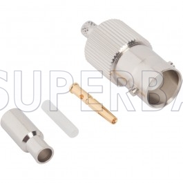 Superbat RF connector BNC Jack Straight Connector for RG-316 Coaxial Cable