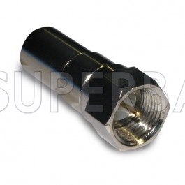 Superbat F Type Male Plug Crimp Connector 75 Ohm for RG6 Coaxial Cable