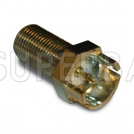 Superbat F Type Jack Bulkhead End Launch 75 Ohm for 0.062 inch PCB