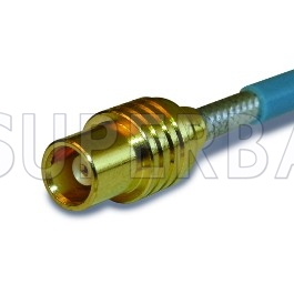 Superbat 50 Ohm MCX Jack Female Crimp Connector with Gold Plated for 0.086" Semi-Rigid Cable