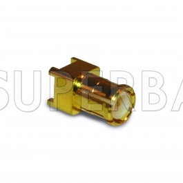 Superbat MCX 50 Ohm Plug Male Straight PCB Surface Mount Post Terminal Four Stud Connector