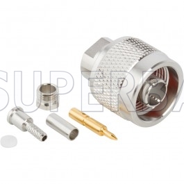 Superbat 50 Ohm N Type Jack Female Straight Crimp Connector For RG-174 RG-316 LMR-100 Coaxial Cable