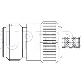 Superbat 50 Ohm N Type Striaght Jack(male pin) Reverse Polarized Crimp Connector for LMR-200 Coaxial Cable