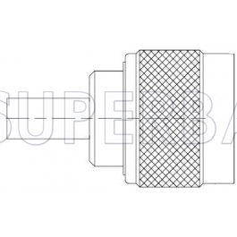 Superbat N Type Straight Crimp Plug 50 Ohm Connector for RG-141A Coax Cable