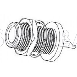 Superbat 50 Ohm N-Type Straight Jack Female Bulkhead Solder Cup RF Connector