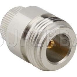 Superbat 50 Ohm N Type Straight Jack 0.122 Inch Post Length Connector