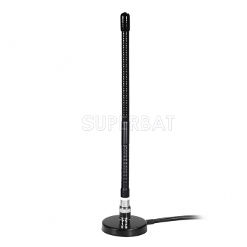 Superbat BNC Male 27MHz Ham Radio Antenna with Magnetic Base Adapter 9.84Ft Extension Cable BNC Connector for ICOM IC-V8 IC-V80 IC-V80E IC-V82 IC-V85