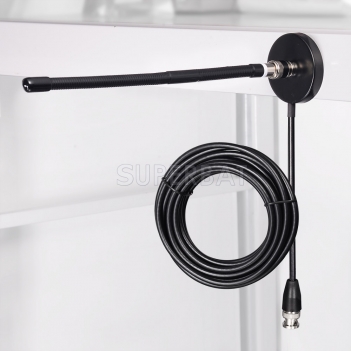 Superbat BNC Male 27MHz Ham Radio Antenna with Magnetic Base Adapter 9.84Ft Extension Cable BNC Connector for ICOM IC-V8 IC-V80 IC-V80E IC-V82 IC-V85