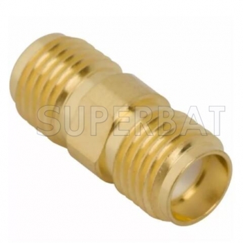 Superbat SMA Female Jack to RP-SMA Jack (Male Pin) RF Coaxial Adapter 50 Ohm Straight