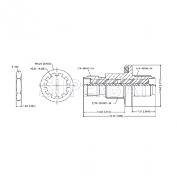 Superbat RP-SMA Jack (Male Pin) to RP-SMA Jack (Male Pin) Bulkhead RF Coaxial Adapter Straight 50 Ohm