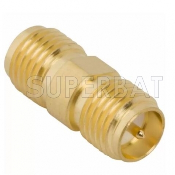 Superbat SMA Female Jack to RP-SMA Jack (Male Pin) RF Coaxial Adapter 50 Ohm Straight