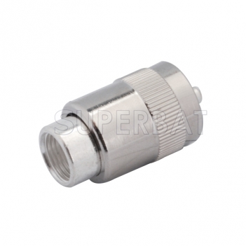 UHF Plug Male Connector Straight Twist-on LMR-400