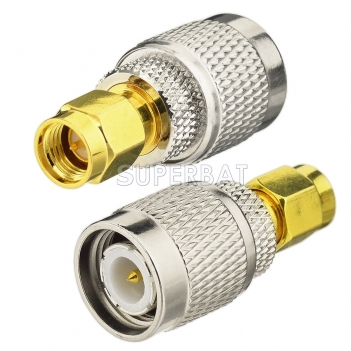 SMA Plug Male to TNC Plug Male Adapter Straight