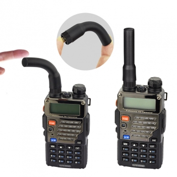 DUAL BAND MINI Soft Handheld Antenna 144/430Mhz SMA-F Ham Radio Antenna for WOUXUN TYT - Stubby Antenna for BAOFENG UV UV-82 UV-B5 UV-5RA