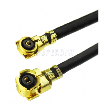 RF coaxial coax cable assembly MHF4 female to U.fl female with 1.13mm coax cable 15cm