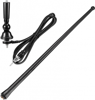 16 Inch Marine Boat Radio Antenna Rubber Duck Flexible Mast