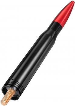 5.5 Inch Univeral Car Truck Short Bullet Antenna - Red