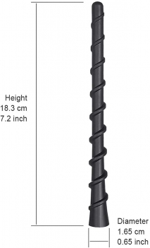 Pickup 7 Inch AM FM antenna mast