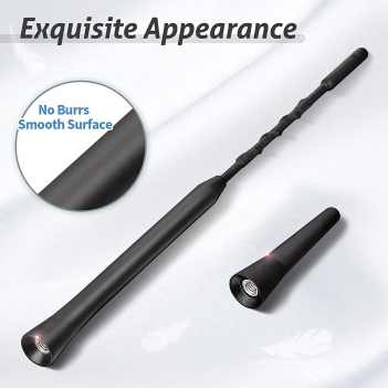 Superbat Mini Car Sedan Vehicle Antenna 6.5cm + 23cm FM DAB Roof Radio Antenna Replacement pole