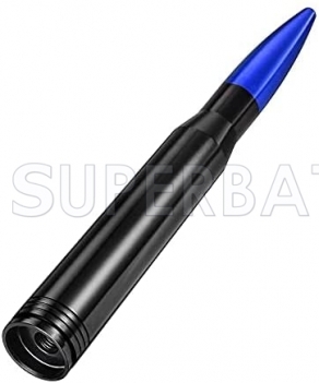 5.5 Inch Univeral Car Truck Short Bullet Antenna - Blue