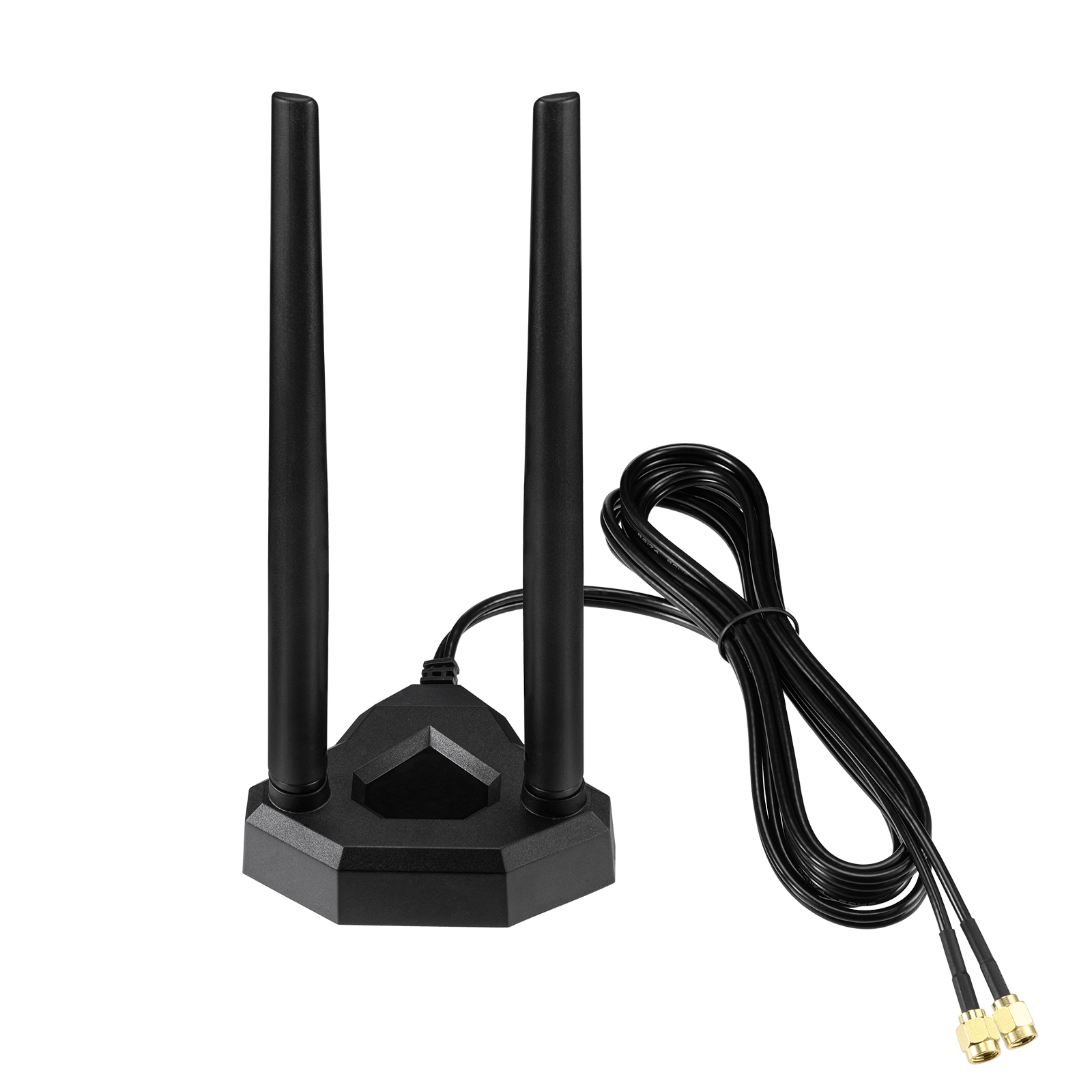 2 6dBi Dual Band WiFi RP-SMA flat Antenna Omni Directional for Buffalo Router 