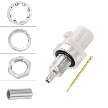 Superbat Waterproof Fakra Code B male bulkhead O-ring Plug connector for RG316 RG174 Coaxial Cable