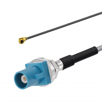 IPX / u.fl to Fakra Plug "Z" Bulkhead with O-ring Pigtail,50 Ohm, Cable 1.13mm AUTOMOTIVE ANTENNA Coaxial CABLE