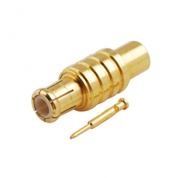 MCX Plug Male Connector Straight Solder for Semi-Rigid .086" RG405 jumper Cable