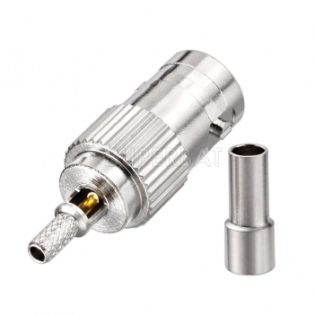 Bnc Jack Female straight crimp type for RG316/bnc micro coaxial connector