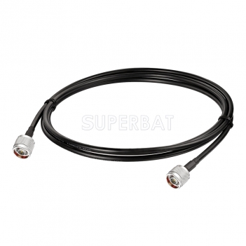 N Straight Plug to N Straight Plug Low Loss KSR195 200cm