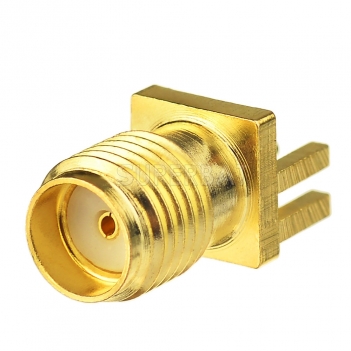 SMA Jack Female Edge Mount Connector for 0.040 inch End Launch PCB