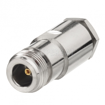 N Jack Female Straight Clamp Connector for LMR400