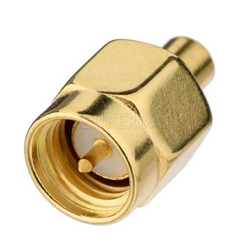 Superbat SMA Plug Male RF Connector solder for Semi-rigid RG405 0.086" Cable