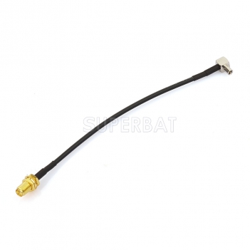 External Antenna Adapter Cable Pigtail SMA Female Hole to TS9 Male highly flexible RG174 coax for USB Modems & MiFi Hotspots