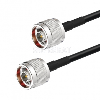 N Straight Plug to N Straight Plug Low Loss KSR195 200cm