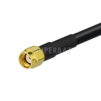 N Straight Plug to RP-SMA Straight Plug KSR195 100cm