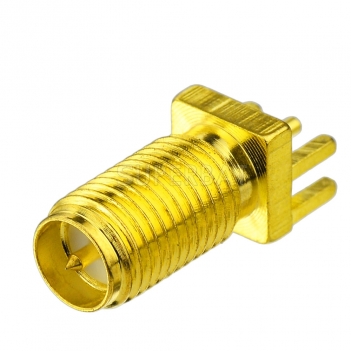RP SMA Jack Male Straight Connector for 0.062 inch End Launch PCB