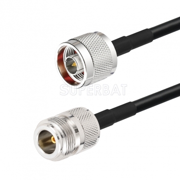 N Straight Jack to N Straight Plug RG58 50cm