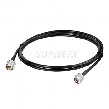 N Straight Plug to UHF Straight Plug KSR195 200cm