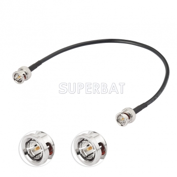 Superbat 10 feet BNC Male to BNC Male 75 Ohm 3G 6G HD SDI Vedio Camera Cable (Belden 1855A)