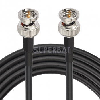 Superbat 10 feet BNC Male to BNC Male 75 Ohm 3G 6G HD SDI Vedio Camera Cable (Belden 1855A)