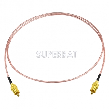 RCA Straight Plug to RCA Straight Plug RG179 100cm
