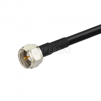 F Straight Plug to SMA Straight Plug KSR195 30cm