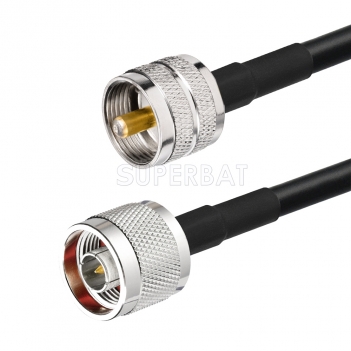 N Straight Plug to UHF Straight Plug KSR195 200cm