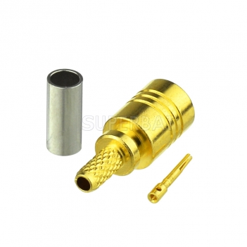 Superbat Antenna Connector SMB Female Plug Crimp Coaxial Connector for RG174 RG316 Cable XM Sirius