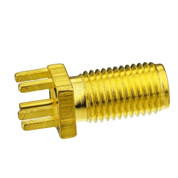 RP SMA Jack Male Straight Connector for 0.062 inch End Launch PCB