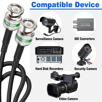 Superbat 12G SDI Cable 100FT/150FT/200FT BNC Cable 75 Ohm Belden 4694R + SDI Cable Reel for 6G/12G-SDI 4k/8k Video Mixer Surveillance DVR Recorder 12G HDR SDI Frame Synchronizer etc.